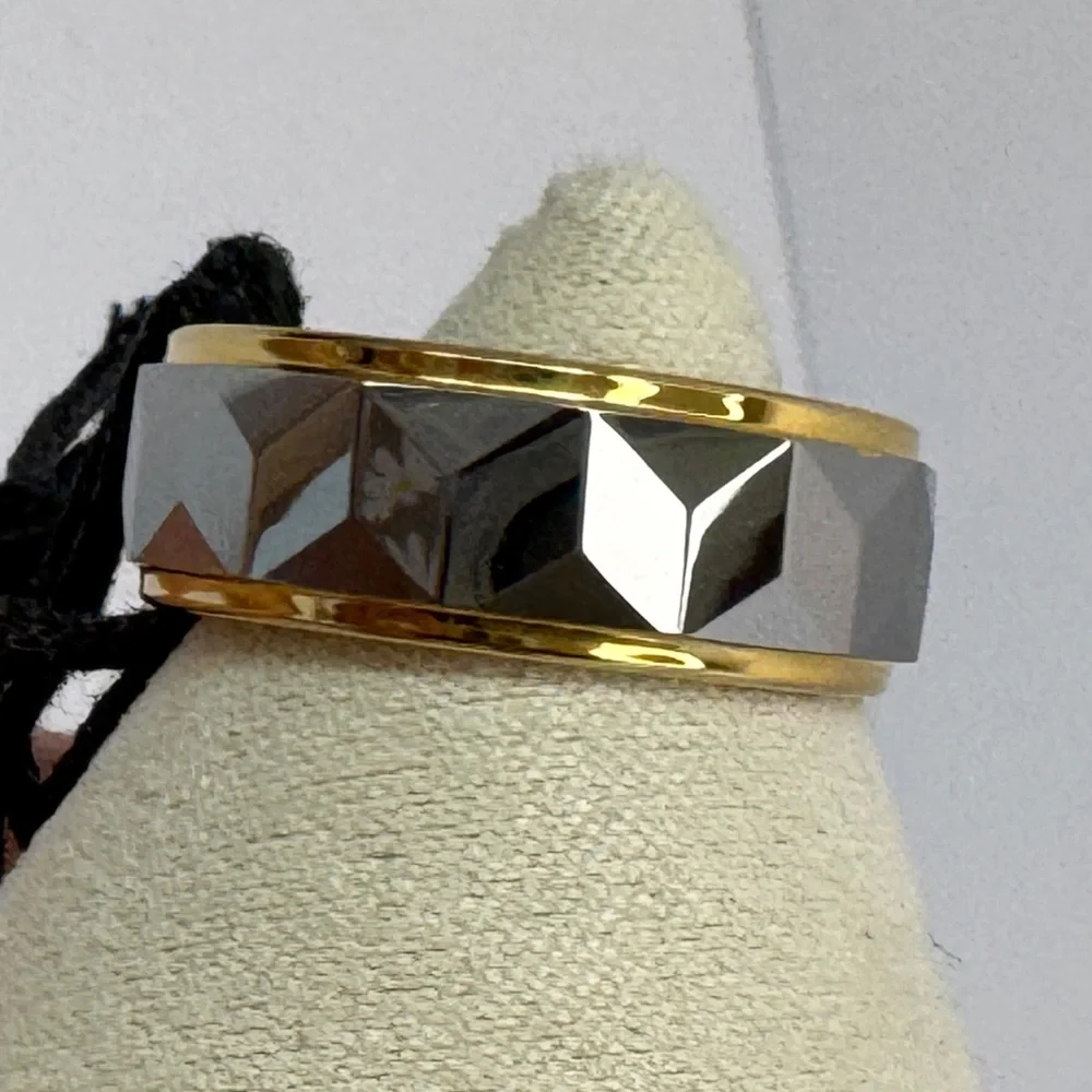 Anthony Jacobs Men’s Tungsten Comfort Band Size 8